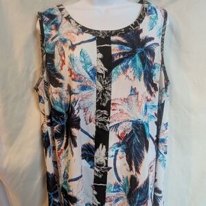 Tropical Sleeveless Top